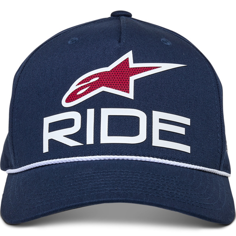 Alpinestars Ride Comp Snapback Cap blauw-wit-rood