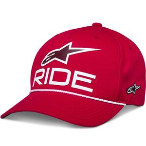 Alpinestars Ride Comp Snapback Cap rood-wit-zwart