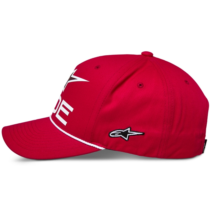 Alpinestars Ride Comp Snapback Cap rood-wit-zwart