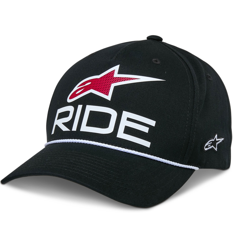 Alpinestars Ride Comp Snapback Cap zwart-wit-rood