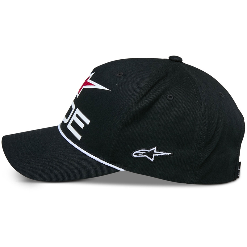 Alpinestars Ride Comp Snapback Cap zwart-wit-rood