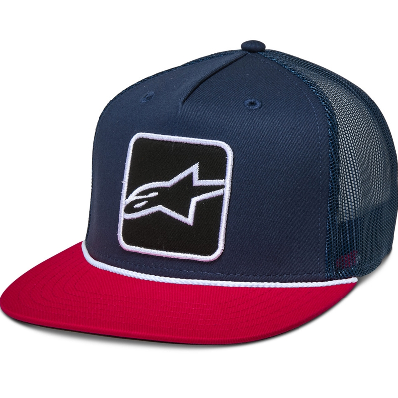 Alpinestars Control cap blauw-blauw-rood