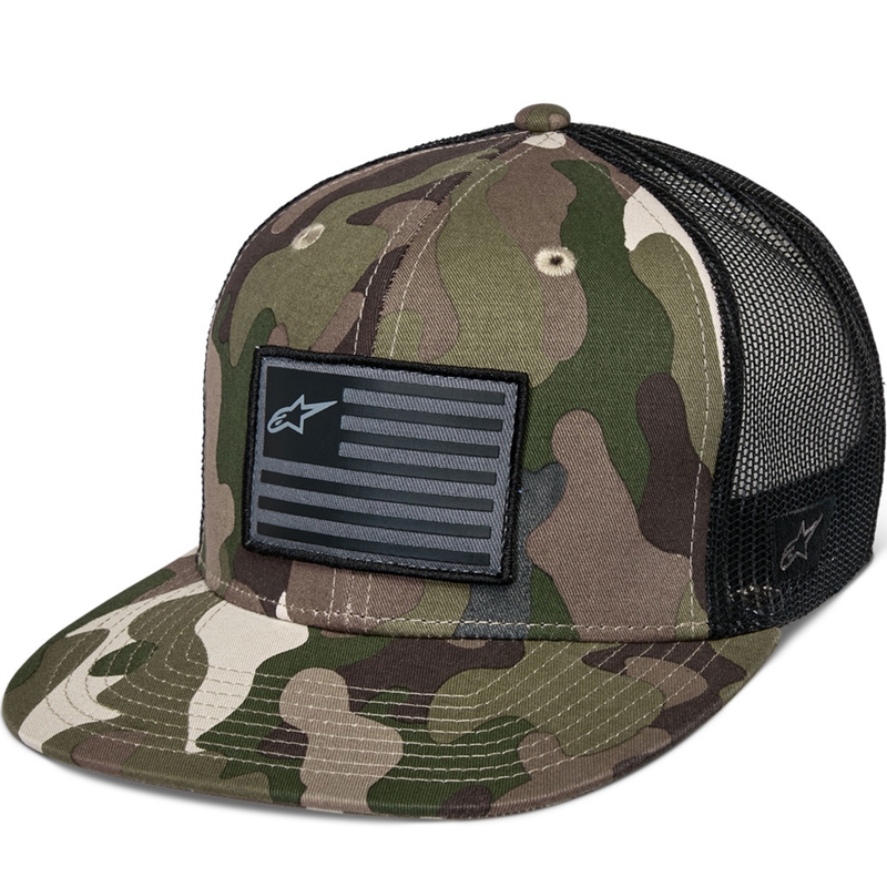 Alpinestars Flag Hat groen camouflage-zwart