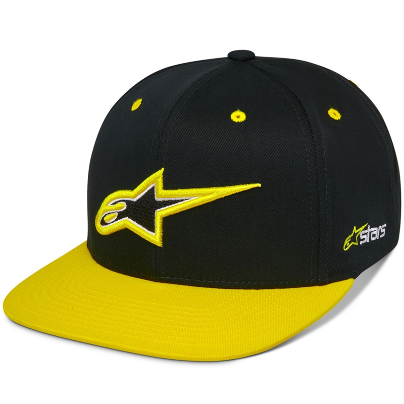 Alpinestars Thickness Snapback Cap zwart-fluogeel