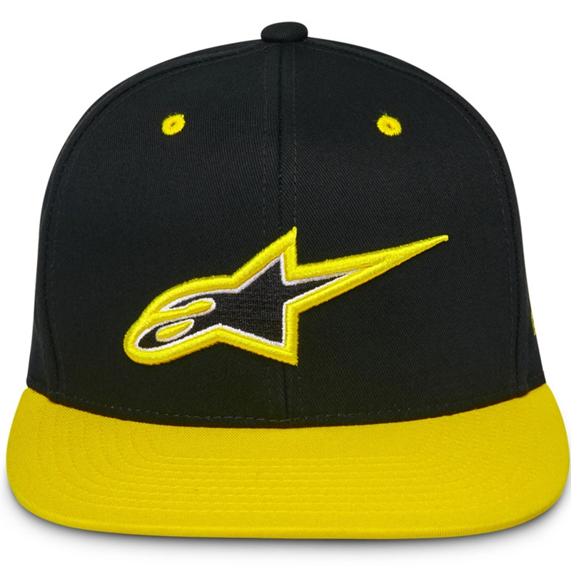 Alpinestars Thickness Snapback Cap zwart-fluogeel