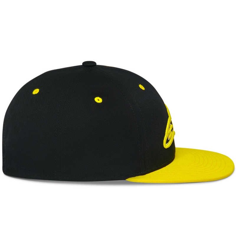 Alpinestars Thickness Snapback Cap zwart-fluogeel