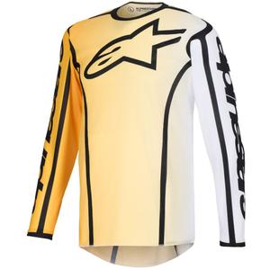 Alpinestars Fluid Apex motorcross shirt geel-zwart