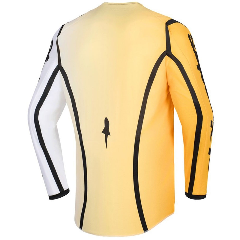 Alpinestars Fluid Apex motorcross shirt geel-zwart