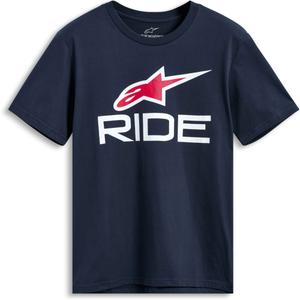 Alpinestars Ride 4.0 CSF T-shirt blauw-wit-rood