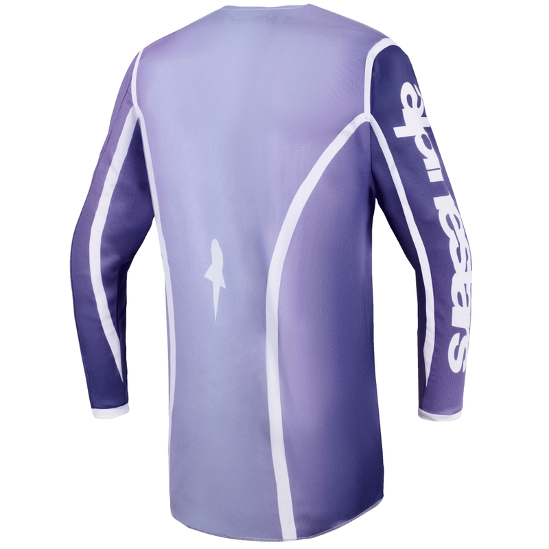 Alpinestars Stella Fluid Apex dames crossshirt paars-wit