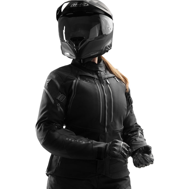 Dames motorjas Rebelhorn Hardy 3.0 zwart
