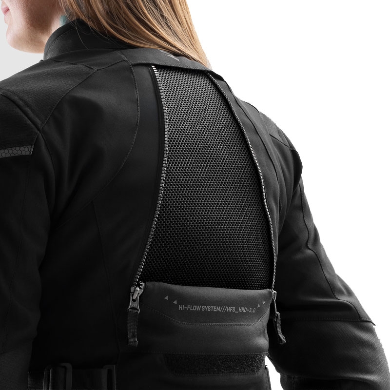 Dames motorjas Rebelhorn Hardy 3.0 zwart