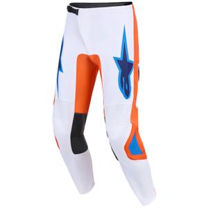 Alpinestars Fluid Grid motorcrossbroek oranje-blauw-wit