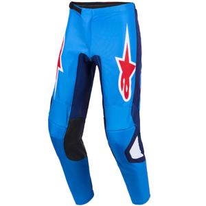 Alpinestars Fluid Grid motorcrossbroek blauw-rood-wit