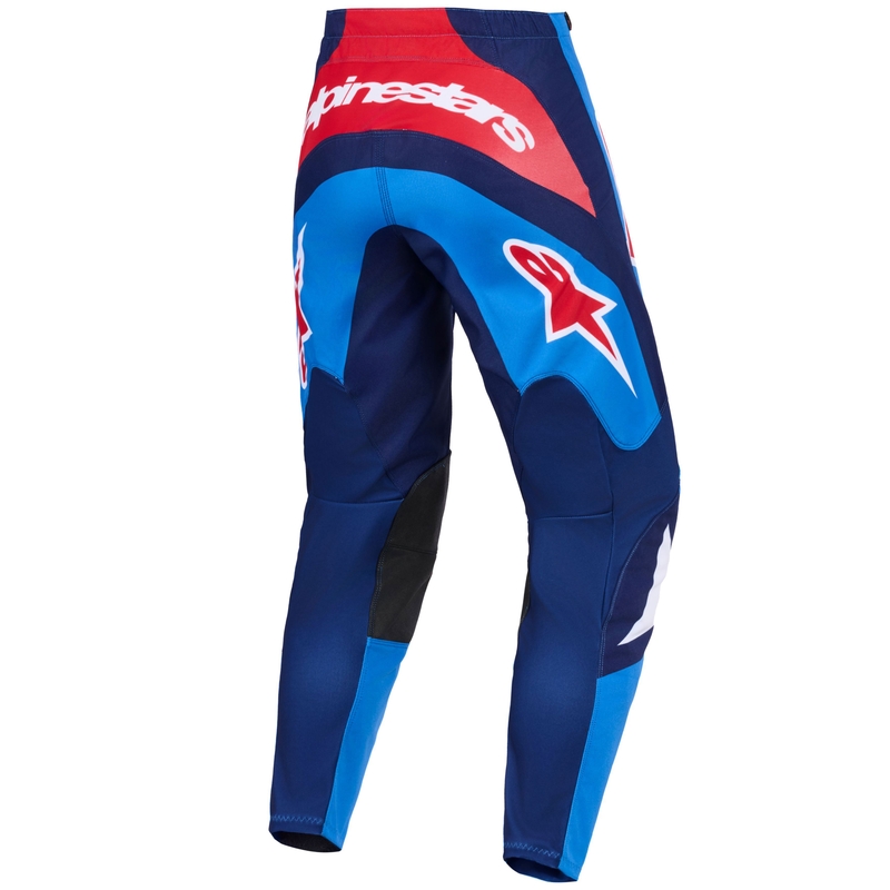 Alpinestars Fluid Grid motorcrossbroek blauw-rood-wit