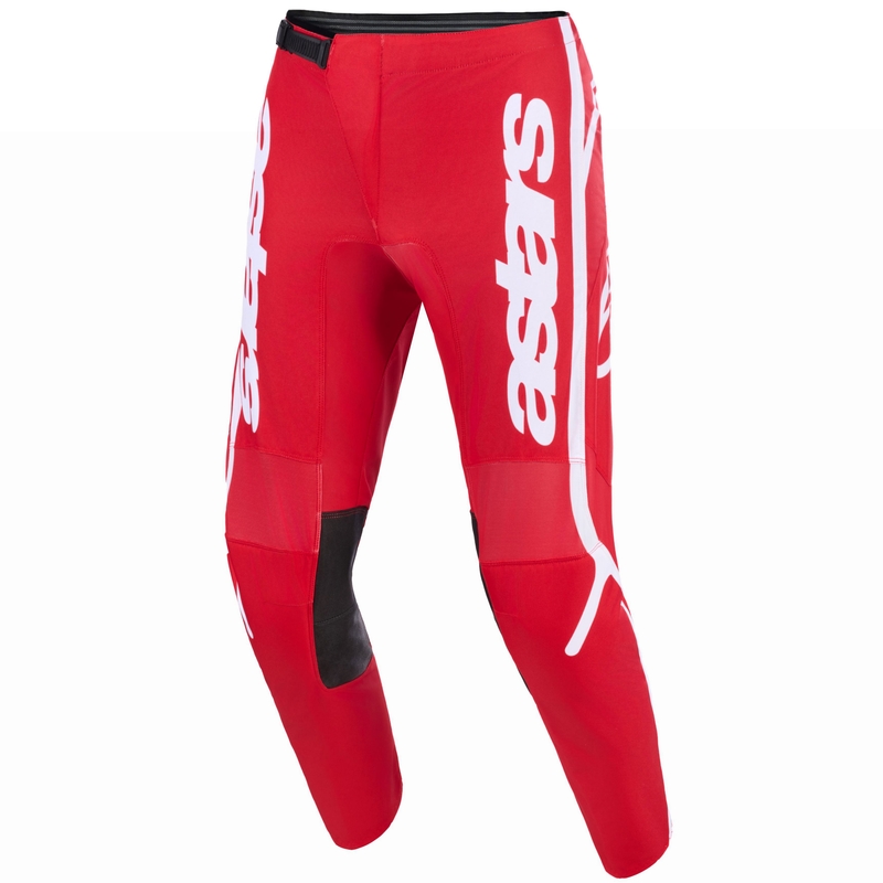 Alpinestars Fluid Apex motorcrossbroek rood-wit