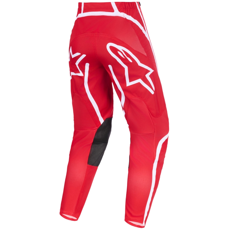 Alpinestars Fluid Apex motorcrossbroek rood-wit