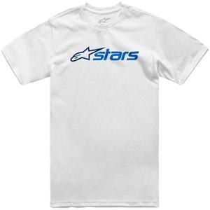 T-shirt Alpinestars Blaze 2.0 CSF wit-blauw