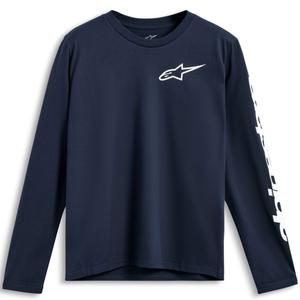Alpinestars Trackside CSF T-shirt met lange mouwen, blauw