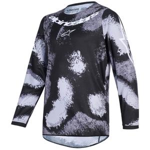 Alpinestars Fluid Lahnd Kinder Motocross Jersey - Grijs-Camo