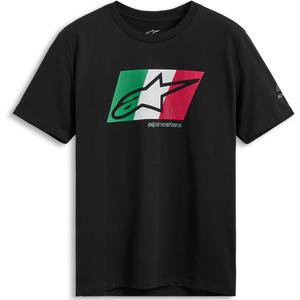 Alpinestars Global CSF T-shirt zwart-groen-wit-rood