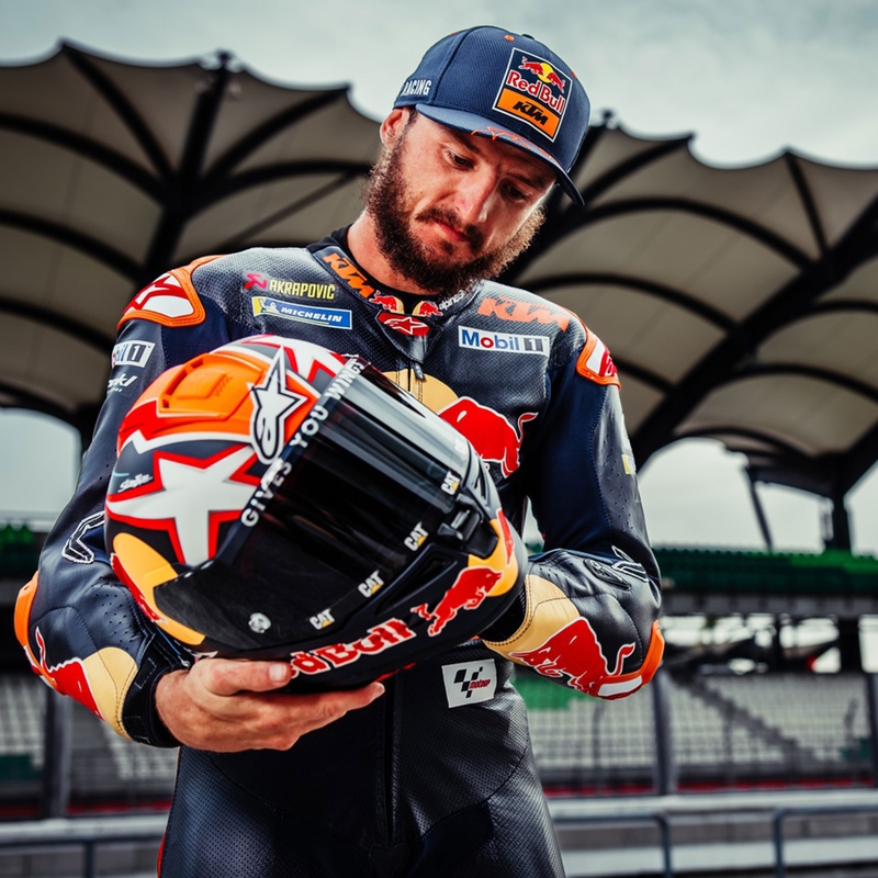Alpinestars Supertech R-10 Element carbon fluo integraalhelm voor motorfietsen, rood-wit