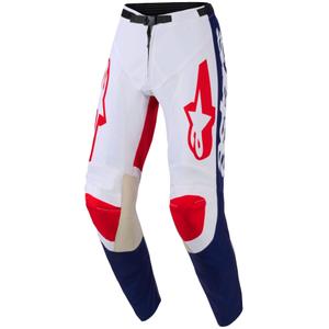 Alpinestars Racer Riway motorcrossbroek wit-blauw-rood