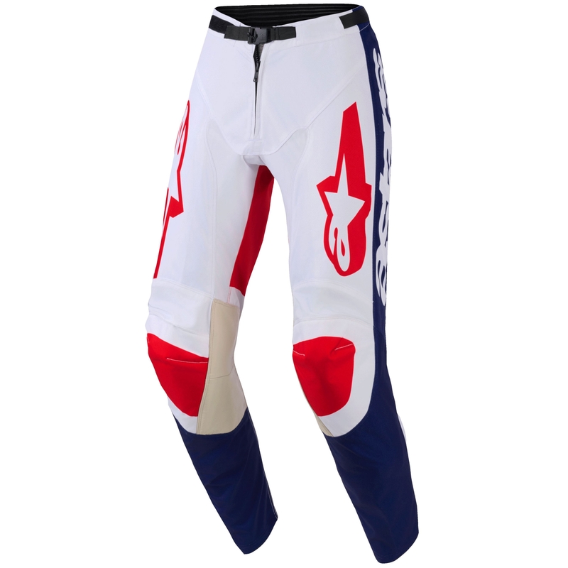 Alpinestars Racer Riway motorcrossbroek wit-blauw-rood