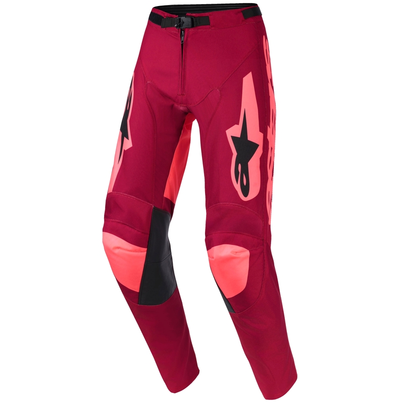 Alpinestars Racer Riway motorcrossbroek donkerrood-koraal