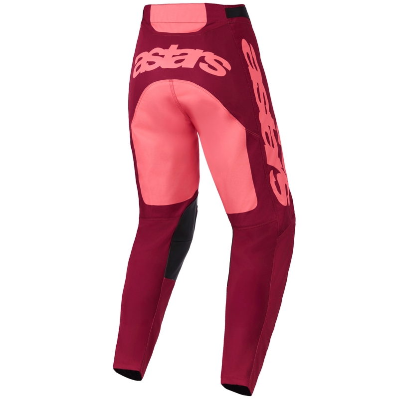 Alpinestars Racer Riway motorcrossbroek donkerrood-koraal
