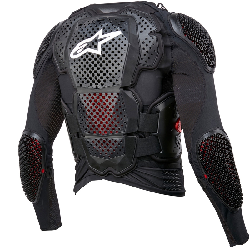 Alpinestars Bionic TECH 3 bodyprotector zwart-wit-rood
