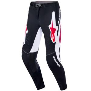 Alpinestars Supertech Pro Vista motorcrossbroek zwart-rood-wit