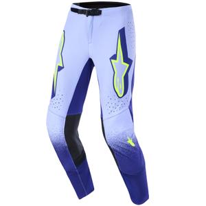 Alpinestars Supertech Scenz motorcrossbroek paars-fluo geel