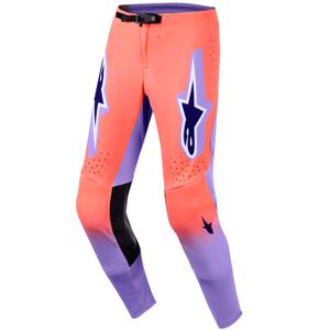 Alpinestars Supertech Scenz motorcrossbroek oranje-koraal-paars