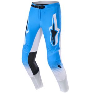 Alpinestars Supertech Scenz motorcrossbroek blauw-wit