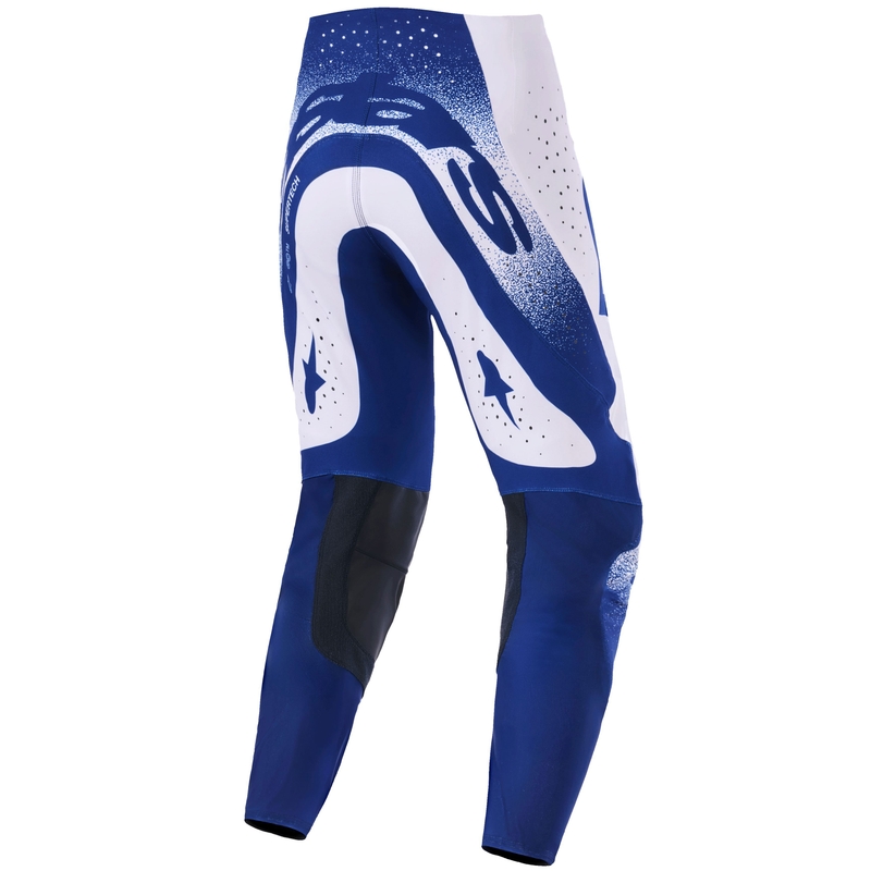 Alpinestars Supertech Scenz motorcrossbroek lichtgrijs-donkerblauw