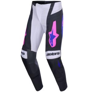 Alpinestars Techstar Knif motorcrossbroek zwart-lichtgrijs-paars