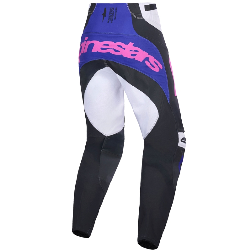 Alpinestars Techstar Knif motorcrossbroek zwart-lichtgrijs-paars