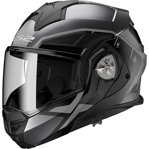 Opklapbare motorhelm LS2 FF901 Advant X Metryk titanium
