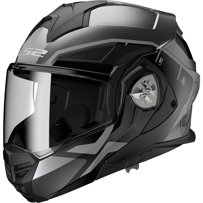 Opklapbare motorhelm LS2 FF901 Advant X Metryk titanium