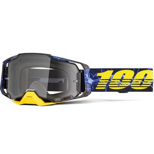 100% Armega Fury crossbril met helder plexiglas