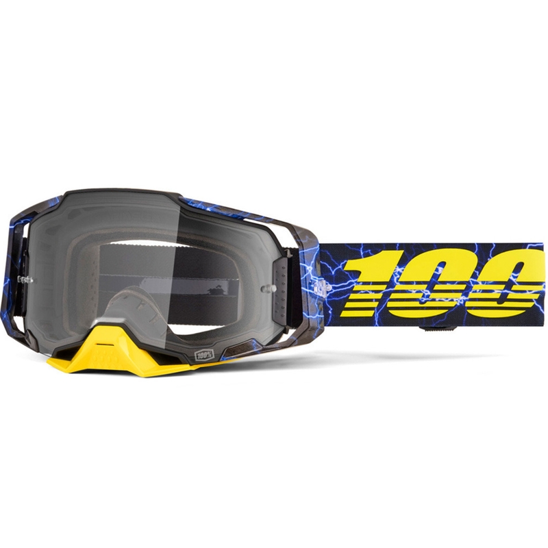 100% Armega Fury crossbril met helder plexiglas