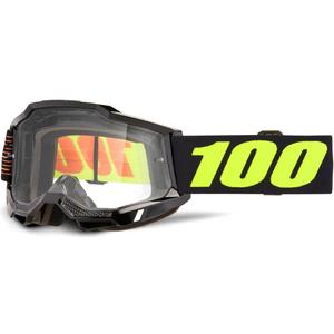 100% Accuri 2 Fairbanks motorcrossbril met helder plexiglas
