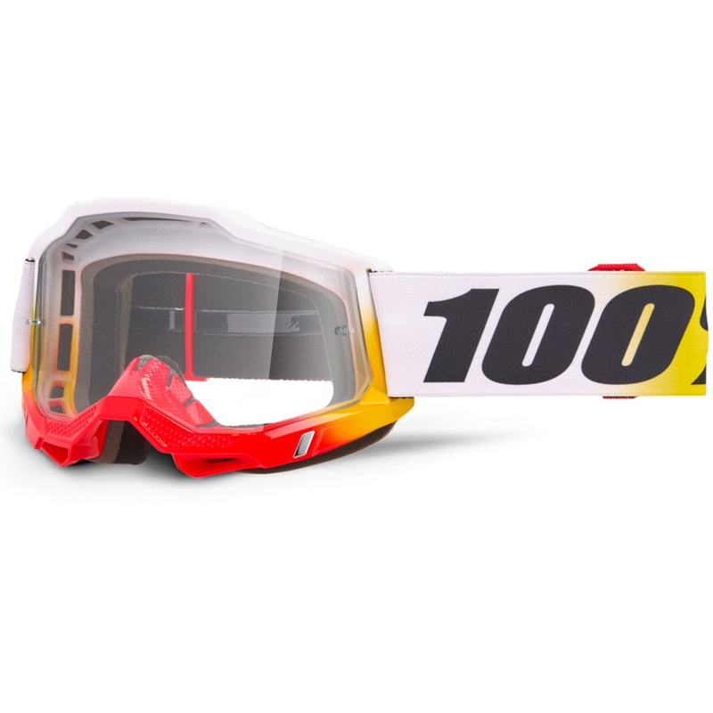 100% Accuri 2 Torken crossbril met helder plexiglas