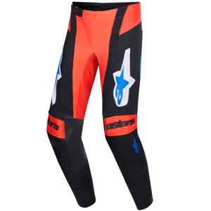 Alpinestars Techstar Knif motorcrossbroek oranje-zwart-blauw