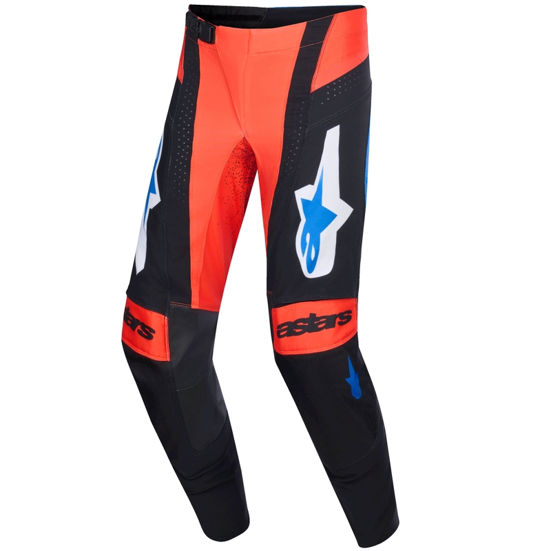 Alpinestars Techstar Knif motorcrossbroek oranje-zwart-blauw