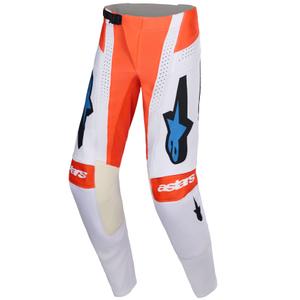 Alpinestars Techstar Knif crossbroek lichtgrijs-fluo oranje-zwart