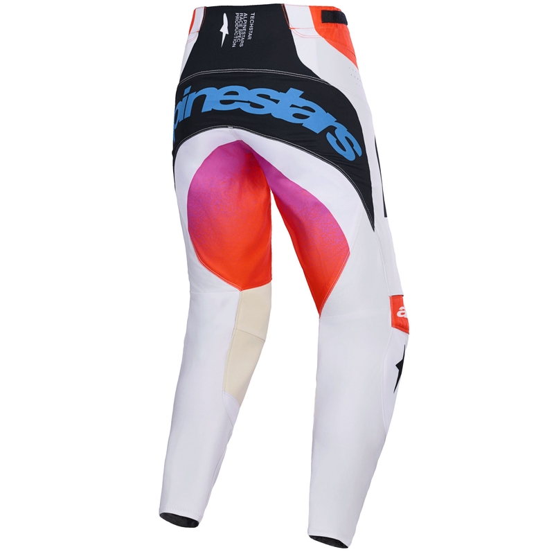 Alpinestars Techstar Knif crossbroek lichtgrijs-fluo oranje-zwart