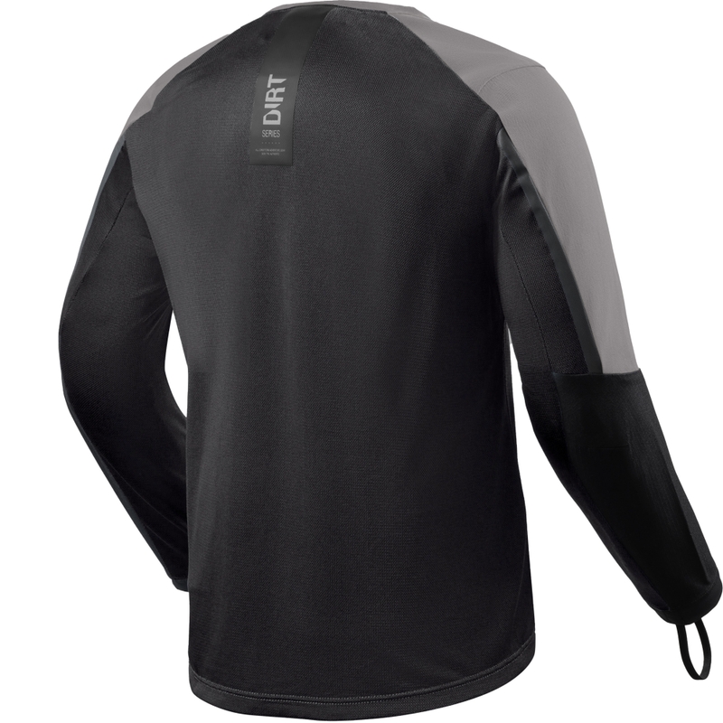 Revit Sierra 2 motorcross shirt zwart-grijs