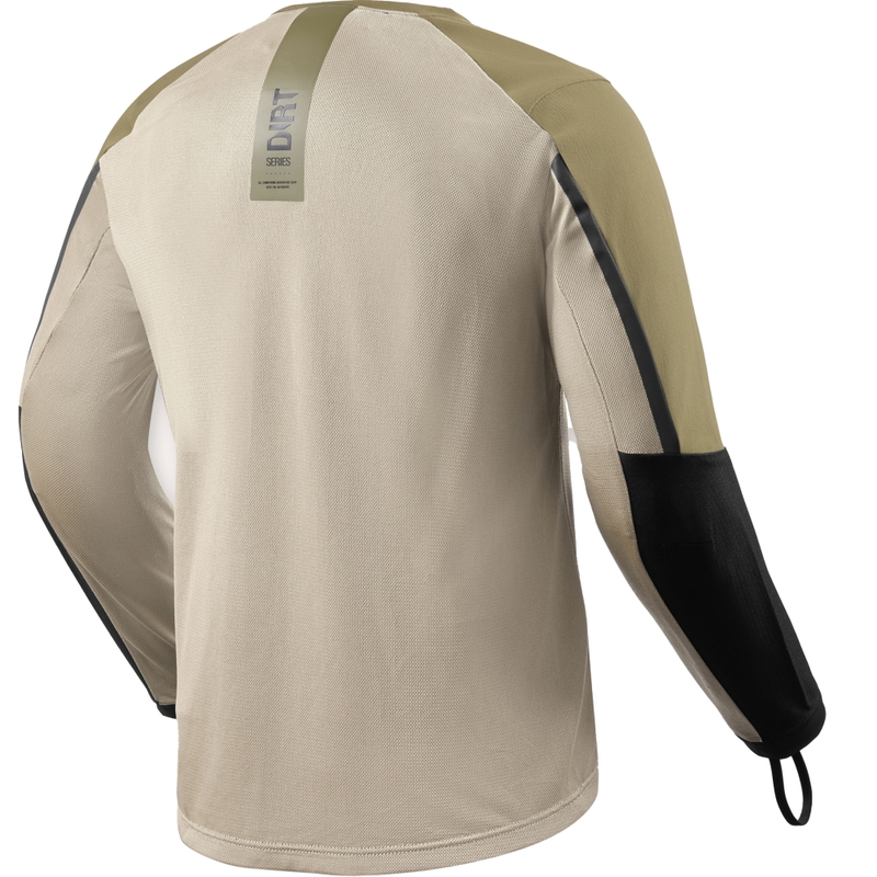 Revit Sierra 2 motorcross shirt zandgroen
